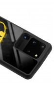 Samsung S20 Ultra Yellow Batman Tasarımlı Glossy Telefon Kılıfı