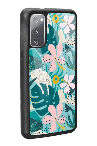 Samsung S20 Yaprak Sanatı Tasarımlı Glossy Telefon Kılıfı