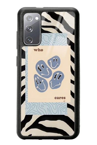 Samsung S20 Zebra Emoji Tasarımlı Glossy Telefon Kılıfı