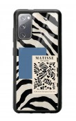 Samsung S20 Zebra Matısse Tasarımlı Glossy Telefon Kılıfı