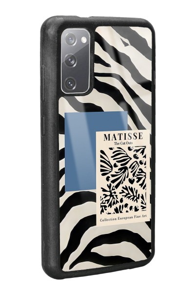 Samsung S20 Zebra Matısse Tasarımlı Glossy Telefon Kılıfı