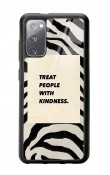Samsung S20 Zebra Motto Tasarımlı Glossy Telefon Kılıfı