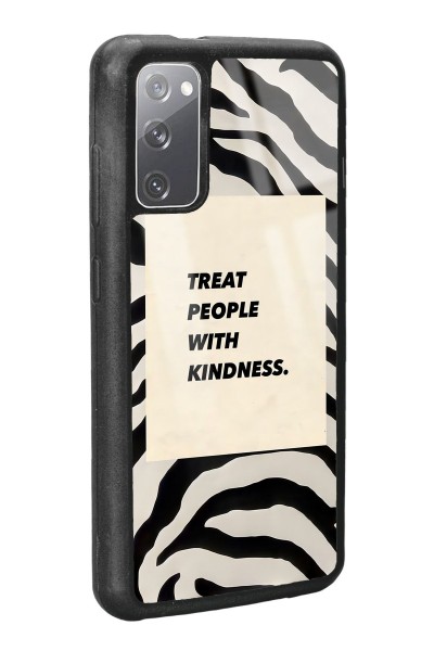 Samsung S20 Zebra Motto Tasarımlı Glossy Telefon Kılıfı