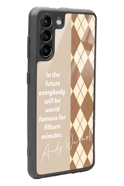 Samsung S21 Andy Ekose Tasarımlı Glossy Telefon Kılıfı