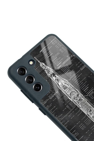 Samsung S21 Fe Apollo Plan Tasarımlı Glossy Telefon Kılıfı