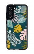Samsung S21 Fe Color Leaf Tasarımlı Glossy Telefon Kılıfı