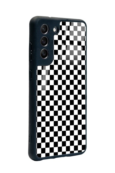 Samsung S21 Fe Damalı Tasarımlı Glossy Telefon Kılıfı