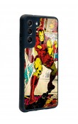 Samsung S21 Fe Iron Man Demir Adam Tasarımlı Glossy Telefon Kılıfı