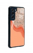 Samsung S21 Fe Nude Benekli Tasarımlı Glossy Telefon Kılıfı