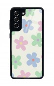 Samsung S21 Fe Nude Çiçek Tasarımlı Glossy Telefon Kılıfı