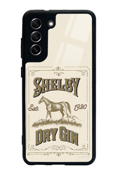 Samsung S21 Fe Peaky Blinders Shelby Dry Gin Tasarımlı Glossy Telefon Kılıfı