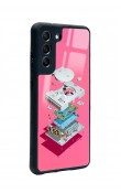 Samsung S21 Fe Playstation Tasarımlı Glossy Telefon Kılıfı