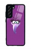 Samsung S21 Fe Purple Angry Birds Tasarımlı Glossy Telefon Kılıfı