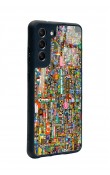 Samsung S21 Fe R-place Hatıra Tasarımlı Glossy Telefon Kılıfı