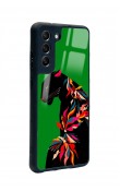Samsung S21 Fe Renkli Leopar Tasarımlı Glossy Telefon Kılıfı