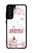 Samsung S21 Fe Sakura Girl Boss Tasarımlı Glossy Telefon Kılıfı