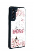 Samsung S21 Fe Sakura Girl Boss Tasarımlı Glossy Telefon Kılıfı