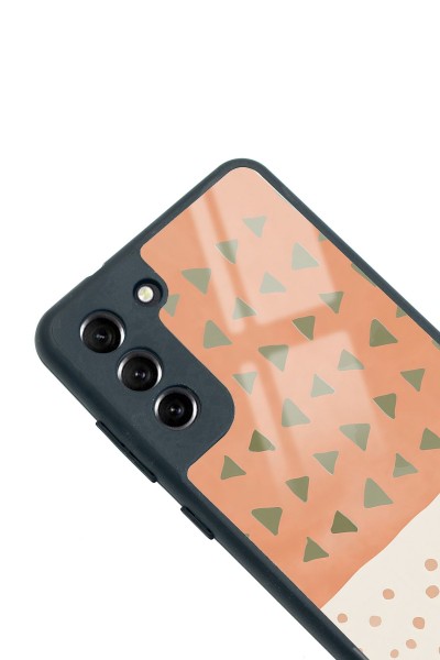 Samsung S21 Fe Suluboya Play Tasarımlı Glossy Telefon Kılıfı