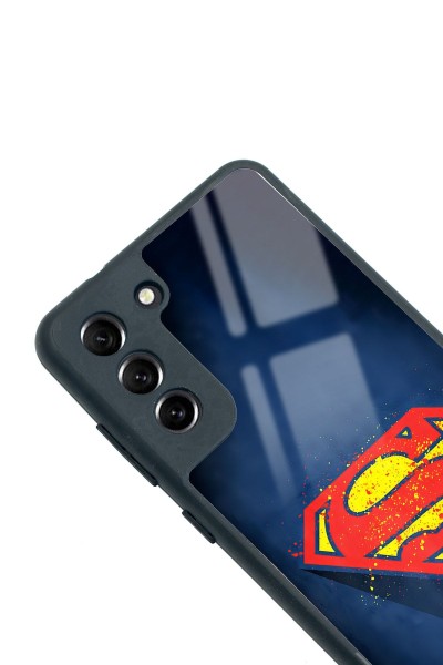 Samsung S21 Fe Superman Tasarımlı Glossy Telefon Kılıfı