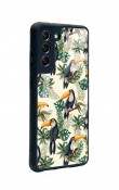 Samsung S21 Fe Tukan Kuşu Tasarımlı Glossy Telefon Kılıfı