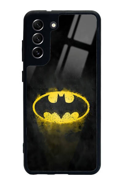 Samsung S21 Fe Yellow Batman Tasarımlı Glossy Telefon Kılıfı