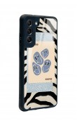 Samsung S21 Fe Zebra Emoji Tasarımlı Glossy Telefon Kılıfı