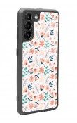 Samsung S21 Minik Sonbahar Tasarımlı Glossy Telefon Kılıfı