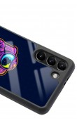 Samsung S21 Neon Astronot Tasarımlı Glossy Telefon Kılıfı