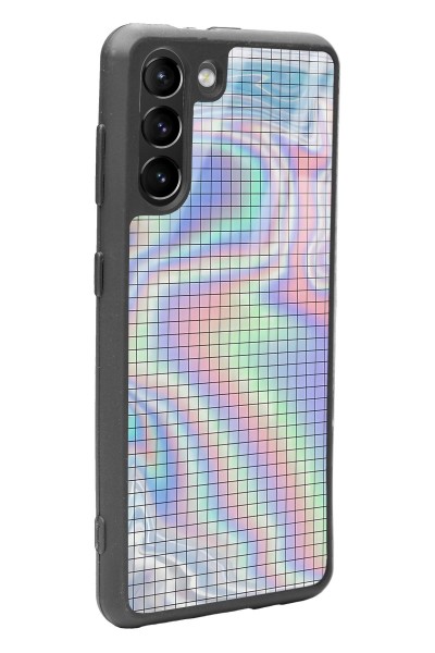 Samsung S21 Neon Dama Tasarımlı Glossy Telefon Kılıfı