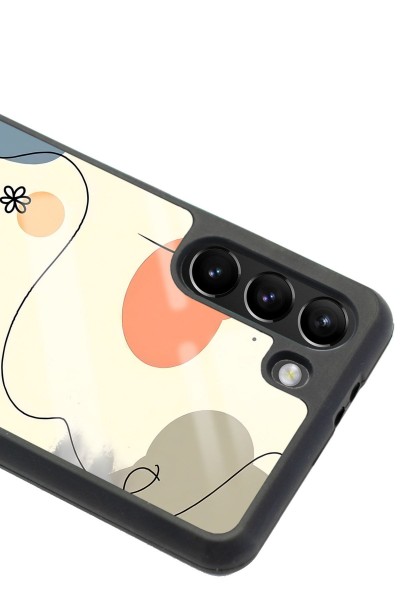 Samsung S21 Nude Papatya Tasarımlı Glossy Telefon Kılıfı