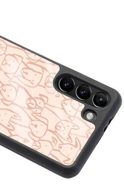 Samsung S21 Pink Dog Tasarımlı Glossy Telefon Kılıfı