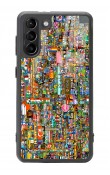 Samsung S21 R/place Hatıra Tasarımlı Glossy Telefon Kılıfı