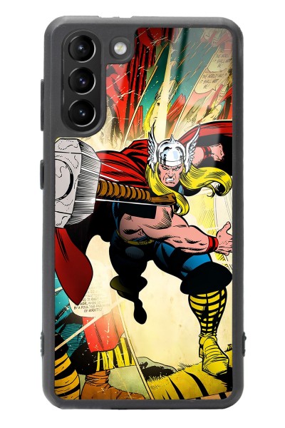Samsung S21 Thor Tasarımlı Glossy Telefon Kılıfı