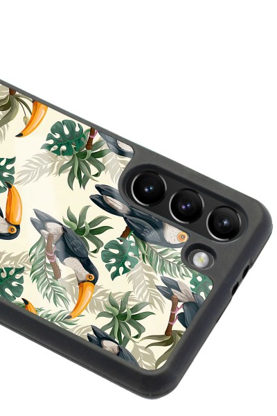 Samsung S21 Tukan Kuşu Tasarımlı Glossy Telefon Kılıfı