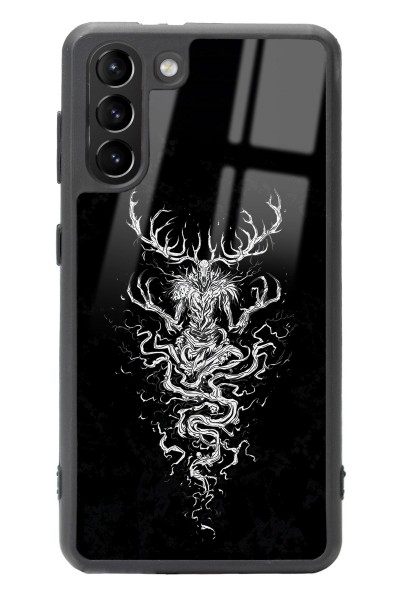 Samsung S21 Witcher 3 Deer Tasarımlı Glossy Telefon Kılıfı