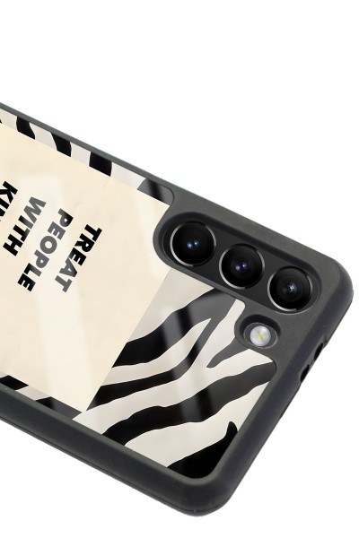 Samsung S21 Zebra Motto Tasarımlı Glossy Telefon Kılıfı