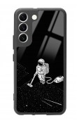 Samsung S22 Astronot Tatiana Tasarımlı Glossy Telefon Kılıfı