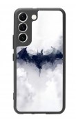 Samsung S22 Beyaz Batman Tasarımlı Glossy Telefon Kılıfı