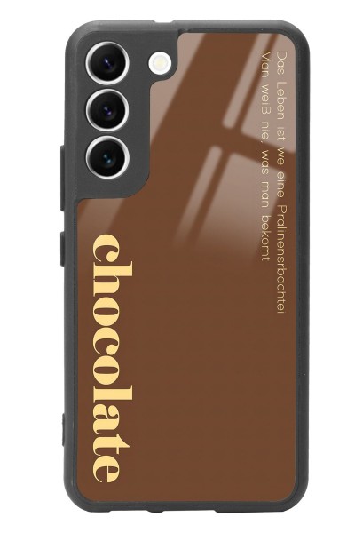 Samsung S22 Choclate Tasarımlı Glossy Telefon Kılıfı