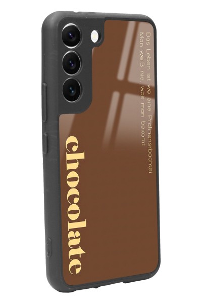Samsung S22 Choclate Tasarımlı Glossy Telefon Kılıfı