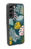 Samsung S22 Color Leaf Tasarımlı Glossy Telefon Kılıfı