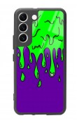 Samsung S22 Neon Damla Tasarımlı Glossy Telefon Kılıfı