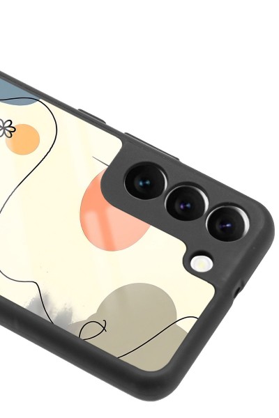 Samsung S22 Nude Papatya Tasarımlı Glossy Telefon Kılıfı