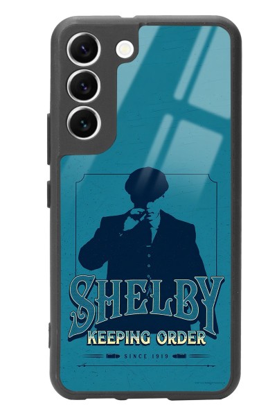 Samsung S22 Peaky Blinders Shelby Tasarımlı Glossy Telefon Kılıfı