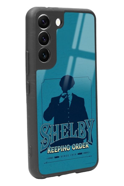 Samsung S22 Peaky Blinders Shelby Tasarımlı Glossy Telefon Kılıfı
