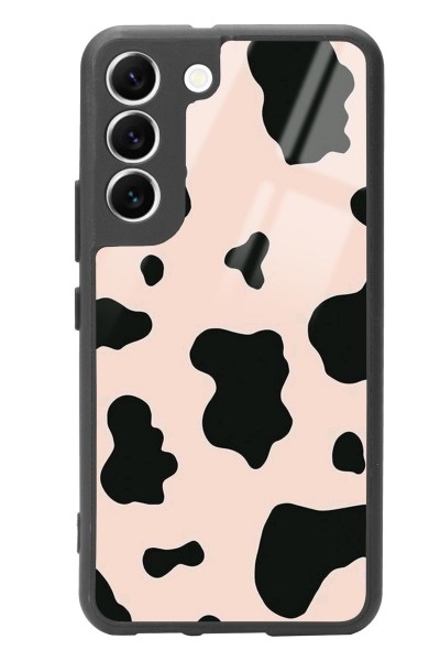 Samsung S22 Pink Milky Tasarımlı Glossy Telefon Kılıfı