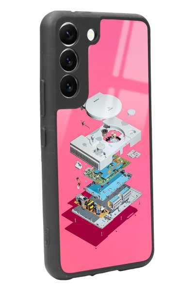 Samsung S22 Playstation Tasarımlı Glossy Telefon Kılıfı