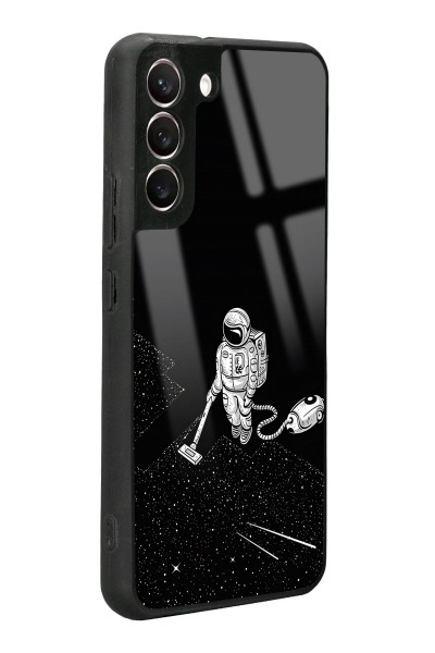 Samsung S22 Plus Astronot Tatiana Tasarımlı Glossy Telefon Kılıfı