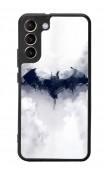 Samsung S22 Plus Beyaz Batman Tasarımlı Glossy Telefon Kılıfı