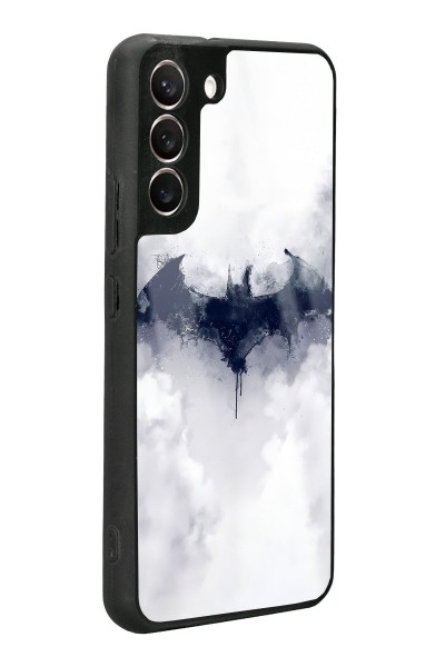 Samsung S22 Plus Beyaz Batman Tasarımlı Glossy Telefon Kılıfı